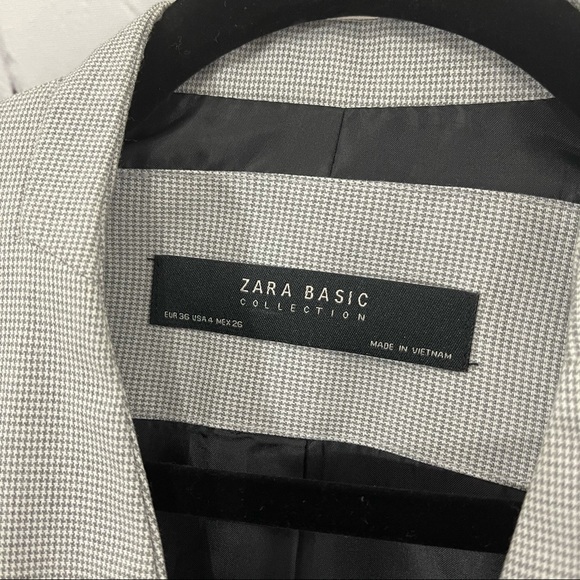 Zara Classic Fit Plaid Blazer - Picture 3 of 7